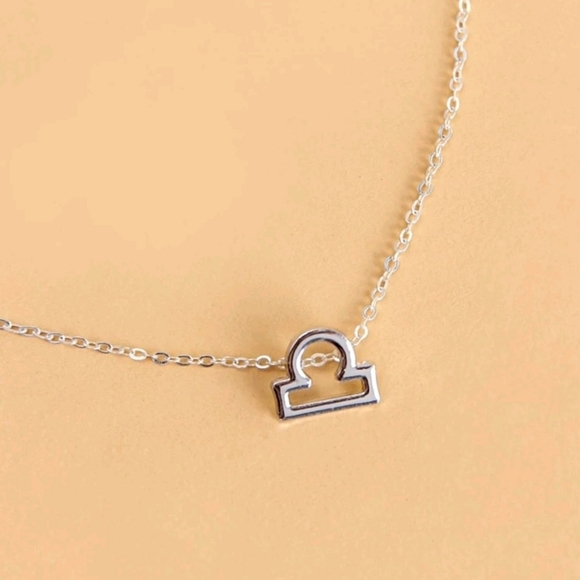 Libra Zodiac Charm Necklace - Picture 2 of 3